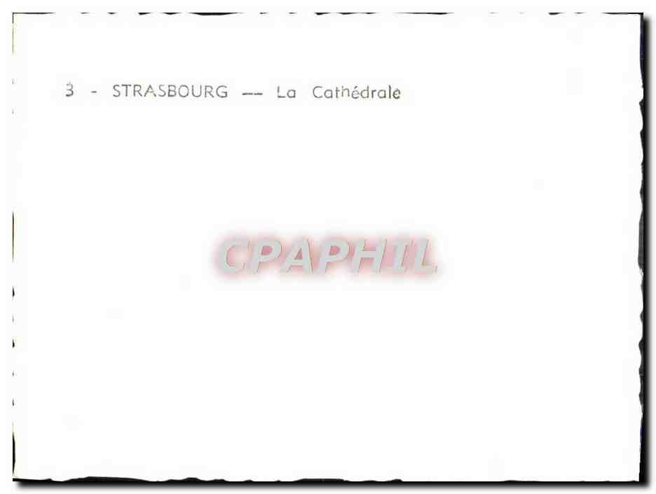 CPM Strasbourg La Cathedrale — Rückseite