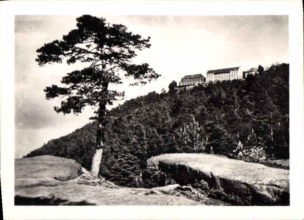 Mont Sainte-Odile — Le Rocher d'Oberkirch et le Couvent — CPAPHIL