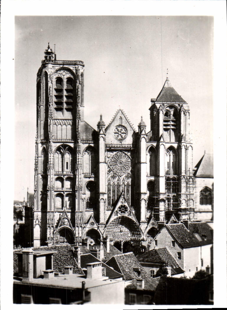 Bourges — Cathédrale Saint-Étienne — façade — Éditions de Luxe « Estel » n°7002