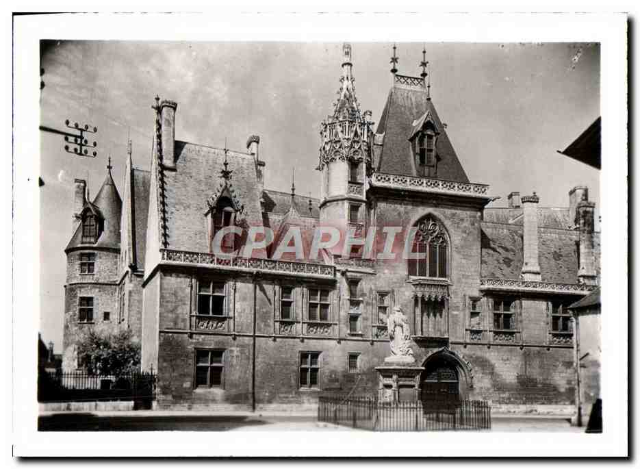 Bourges — Palais Jacques Cœur (XVe siècle) et statue de Jacques Cœur — Éditions de Luxe « Estel » n°7012