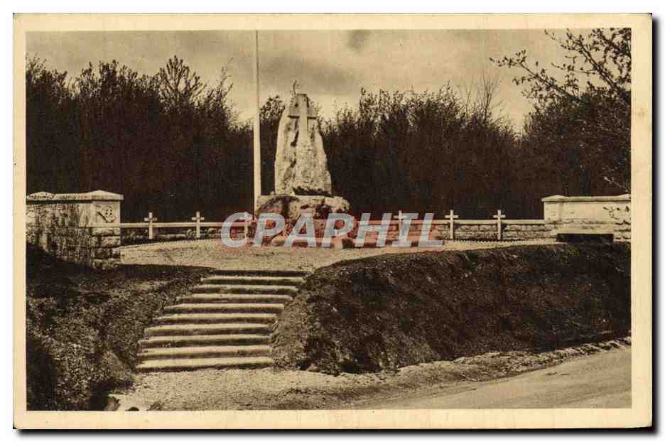 Monument aux Chasseurs des 56e et 59e Bataillons — Bois des Caures — Éditeur : Imprimerie des Journées Nationales