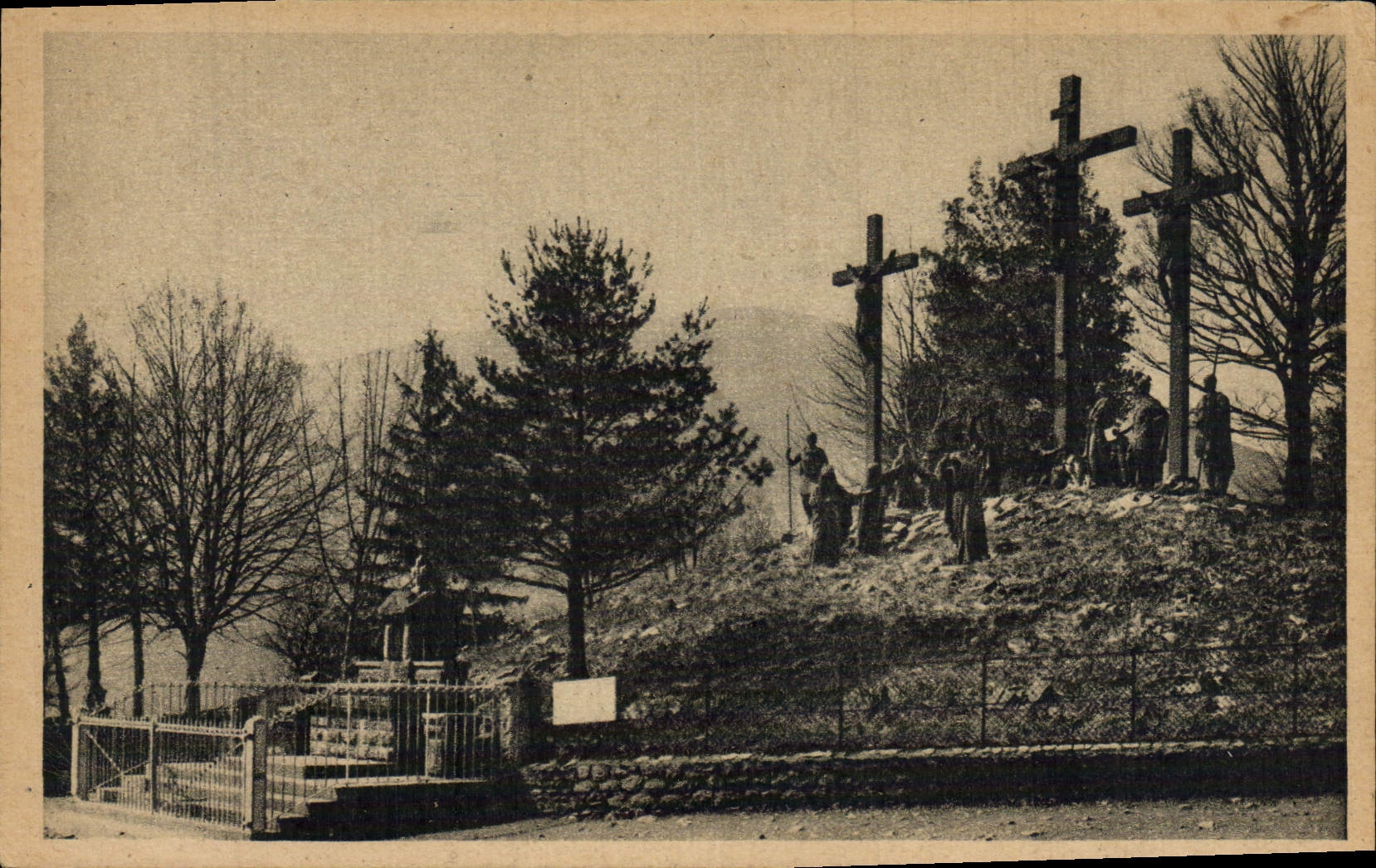 CPA Calvaire de Lourdes