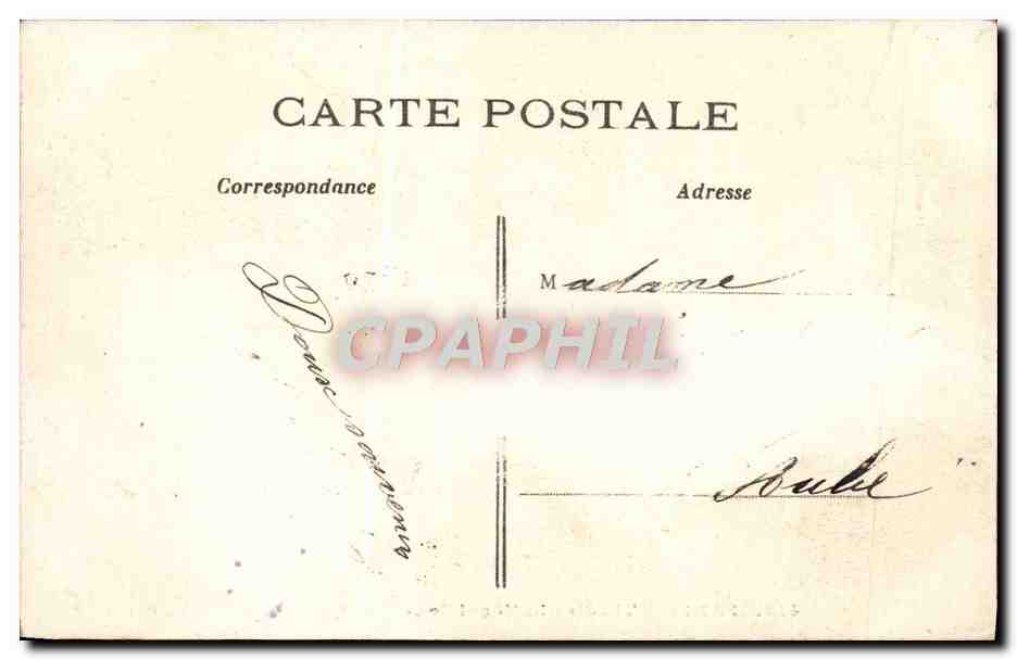 CPA Paris Theatre Natinal de L'Opera Le Grand Foyer — Verso