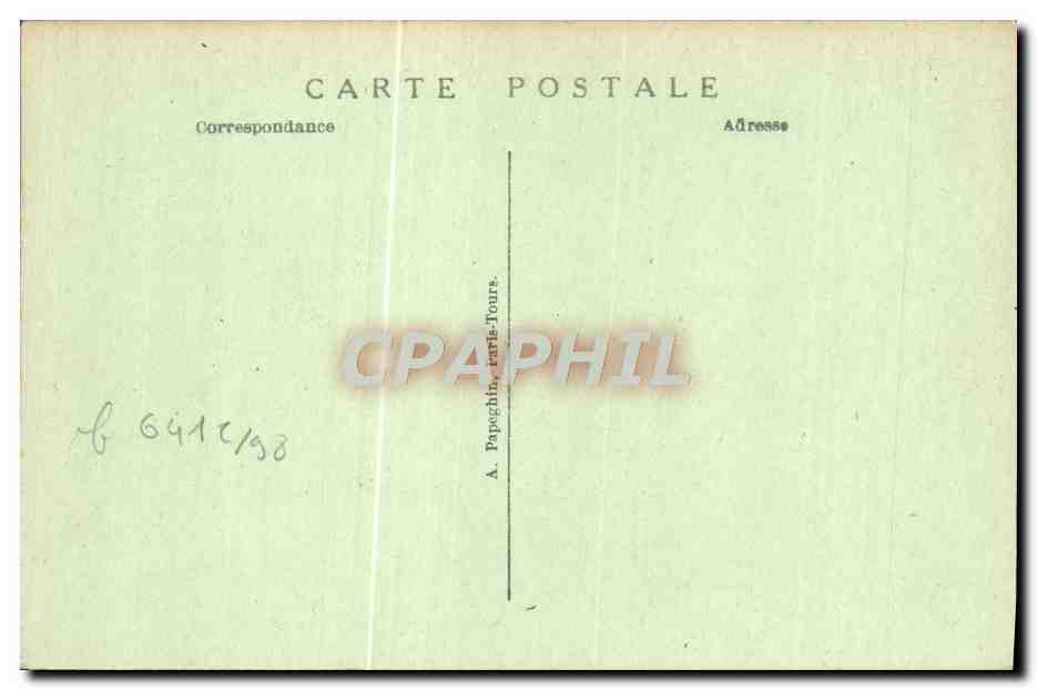 CPA Paris l'Opera et la Station du Metro — Rückseite