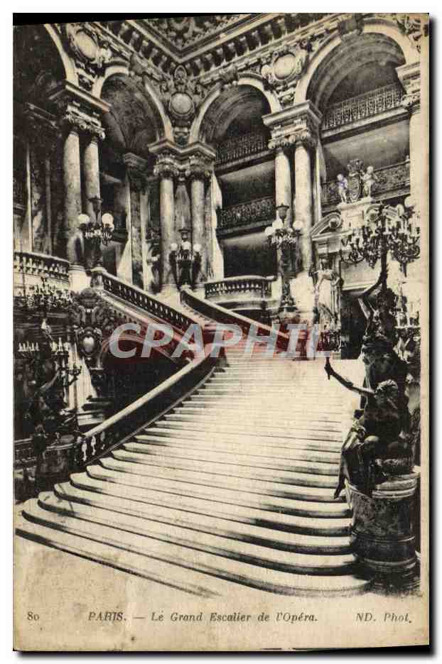 CPA Paris Le Grand Escalier de l'Opera