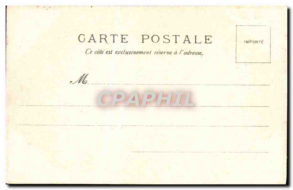 CPA Paris Le Theatre de l'Opera — Rückseite