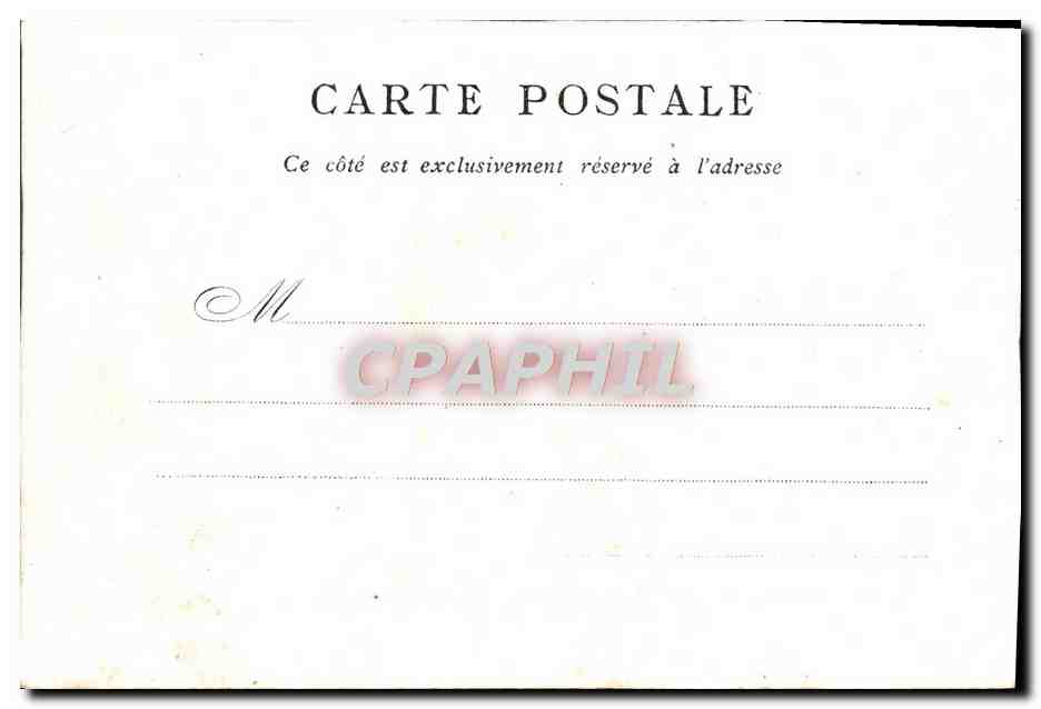 CPA Paris l'Opera Edite par le Bon Marche Paris — Verso