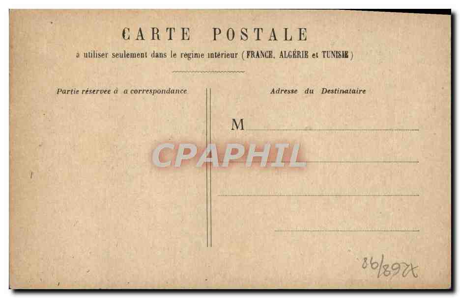 CPA Paris Porte Saint Denis — Verso