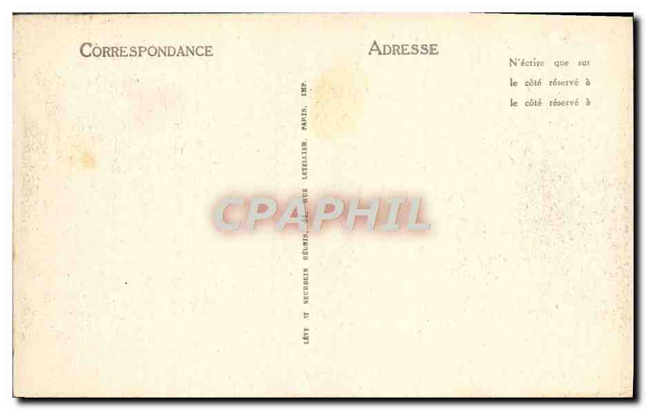 CPA Paris Porte Et Boulevard Saint Martin — Rückseite