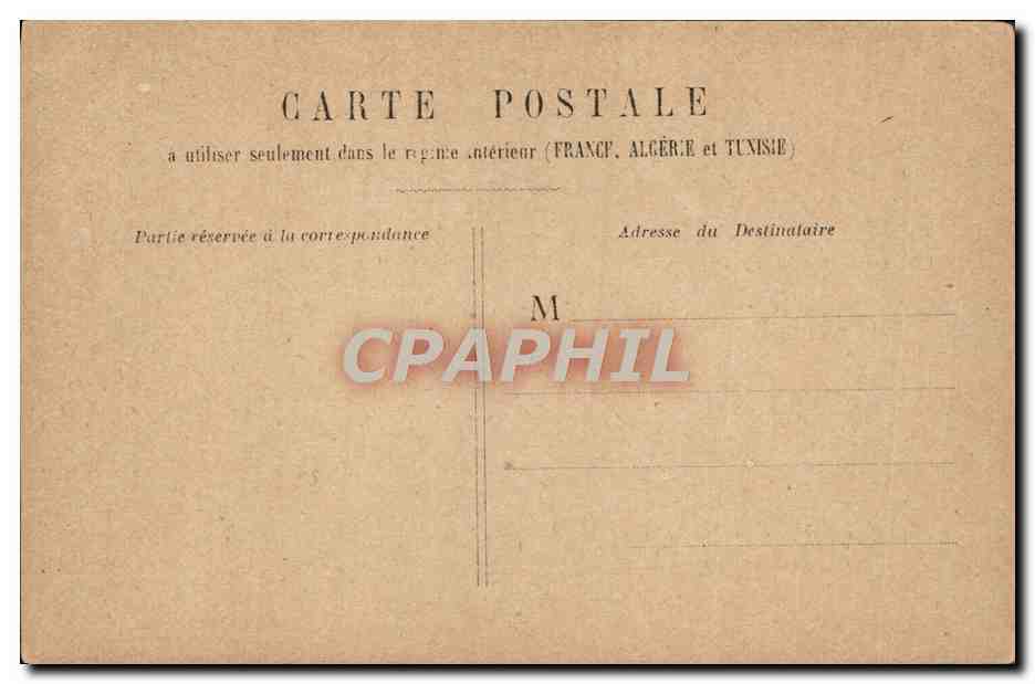 CPA Paris Porte Saint Martin — Rückseite