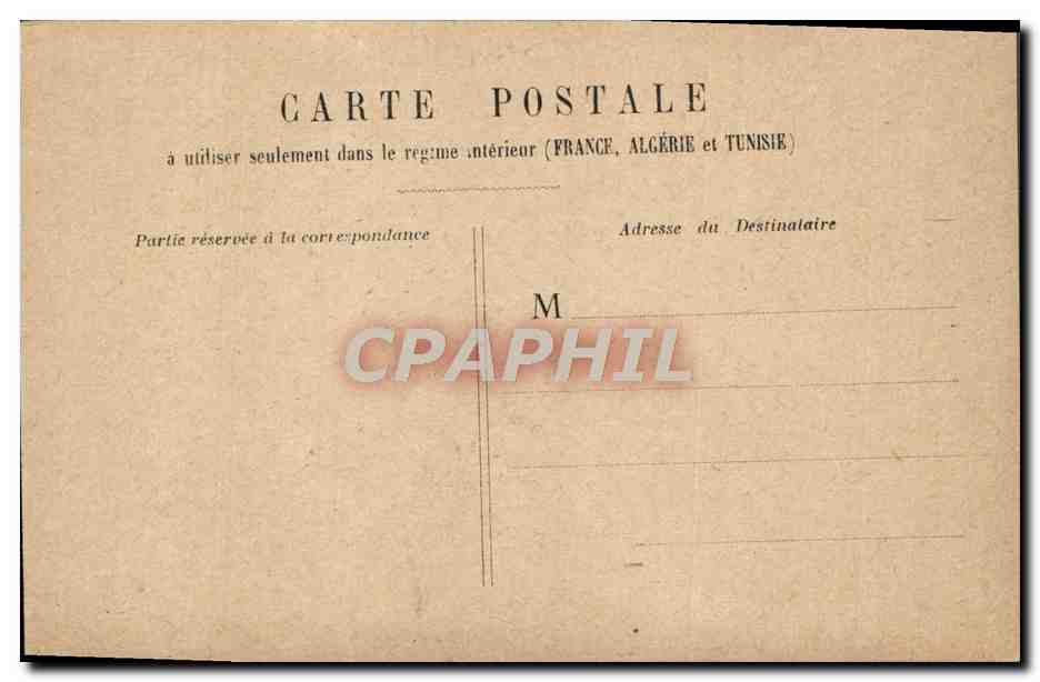 CPA Paris Porte Saint Martin — Rückseite