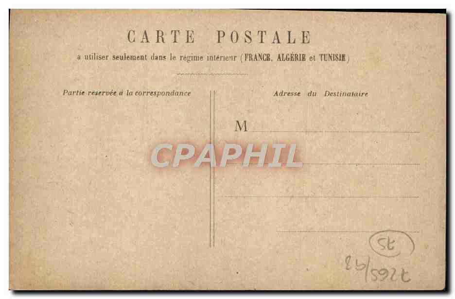 CPA Paris Porte Maillot Ballon Mongolfiere — Rückseite