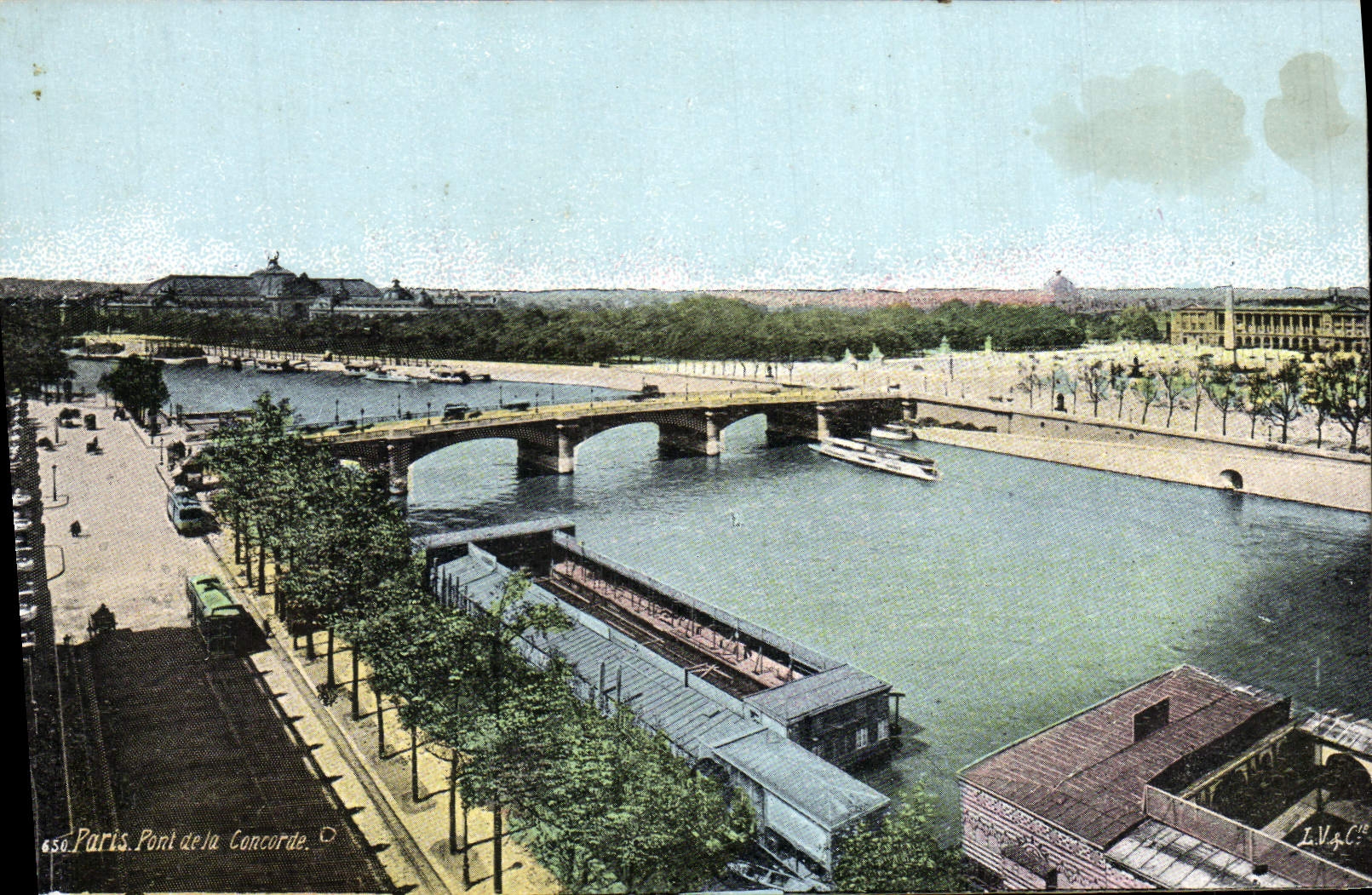 CPA Paris Pont De La Concorde