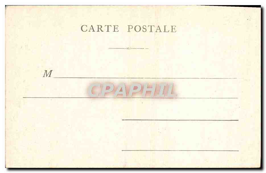 CPA Paris l'Institut Et Le Pont Des Arts — Verso