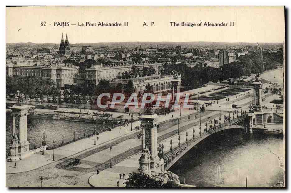 CPA Paris Le Pont Alexandre III