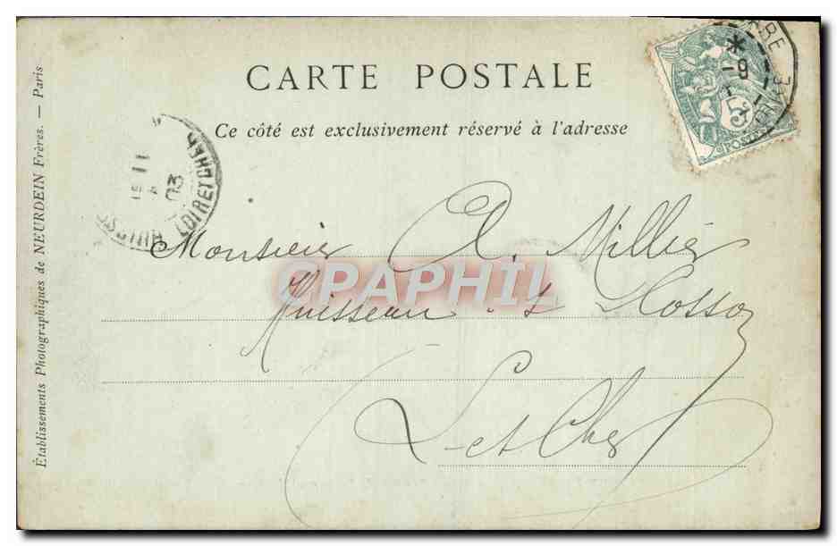CPA Environs De Tours Saint Avertin Le Restaurant Jaulnay — Rückseite