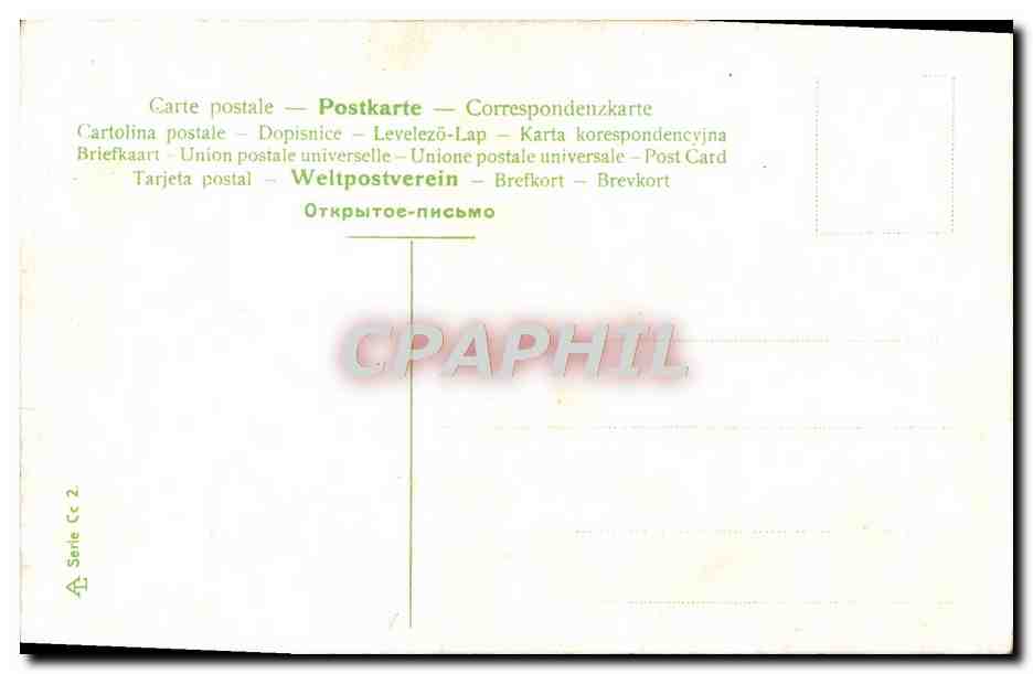 CPA Fantaisie Femme Violon  — Verso