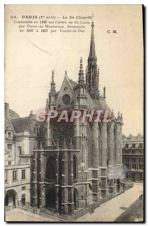 CPA Paris La Sainte Chapelle 