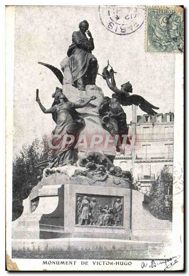 CPA Monument de Victor Hugo Paris