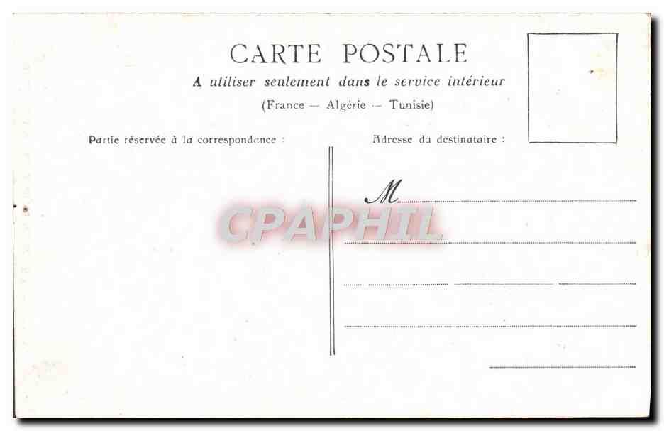 CPA Paris Le Monument de Gambetta  — Rückseite