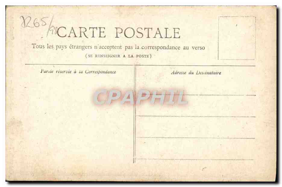 CPA Collection Petit Journal Paris Monument de Gambetta  — Rückseite