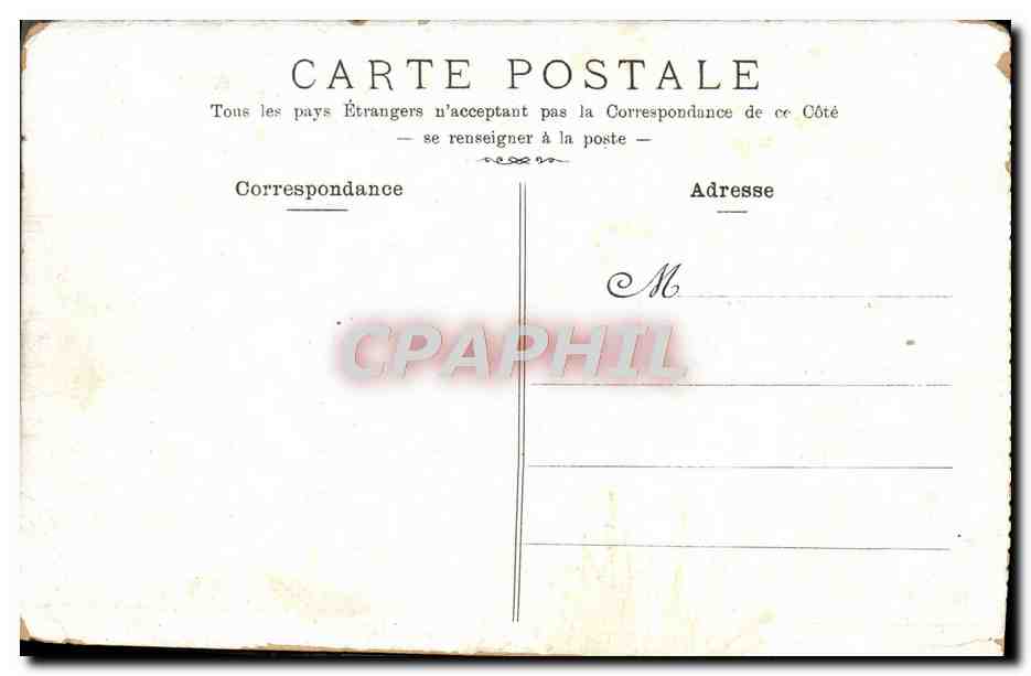 CPA Benedictine Grande Salle des Abbes — Verso