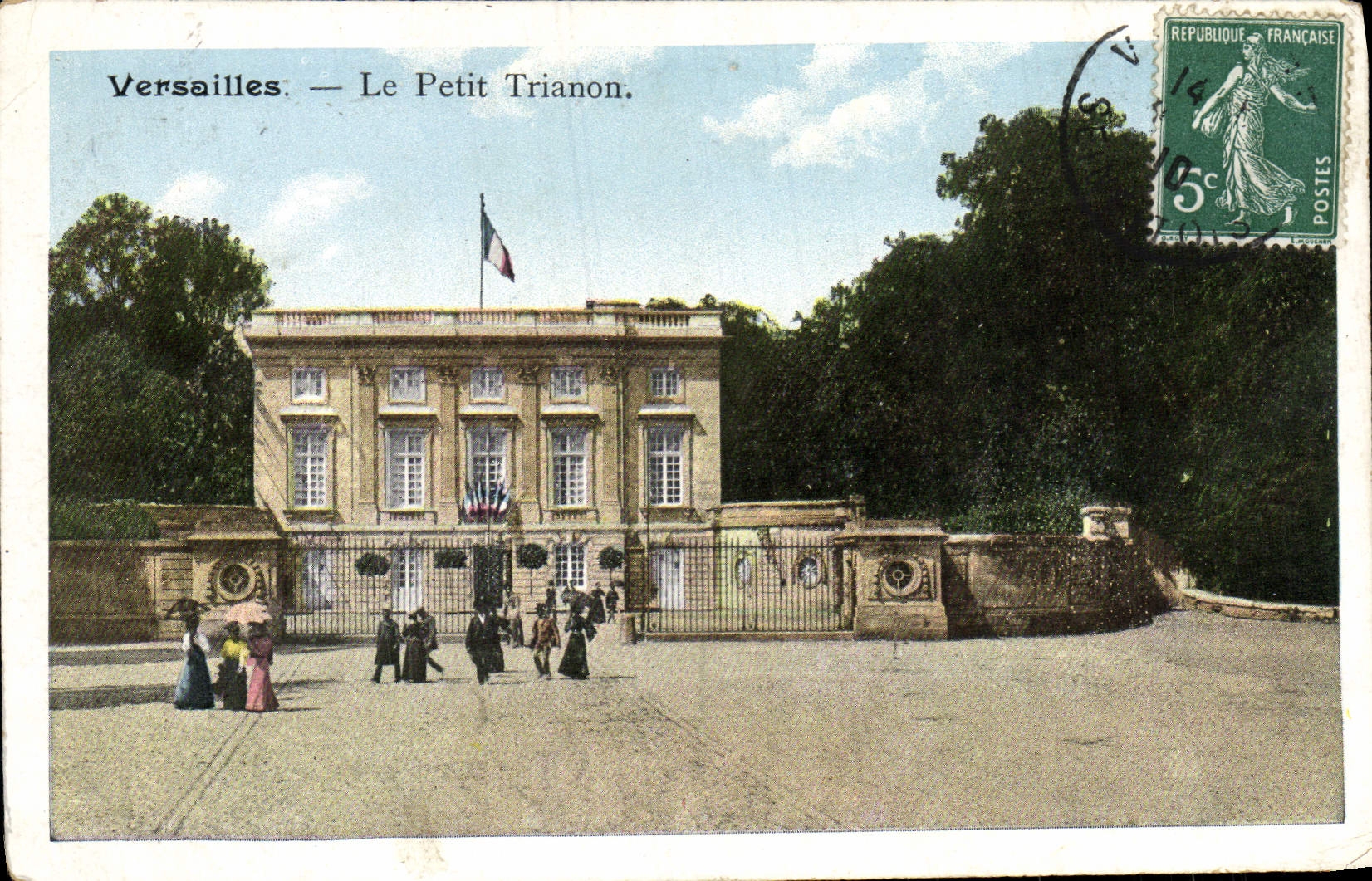 Versailles — Ansicht des Petit Trianon. — Verlag nicht sichtbar, Seriennummer nicht lesbar.