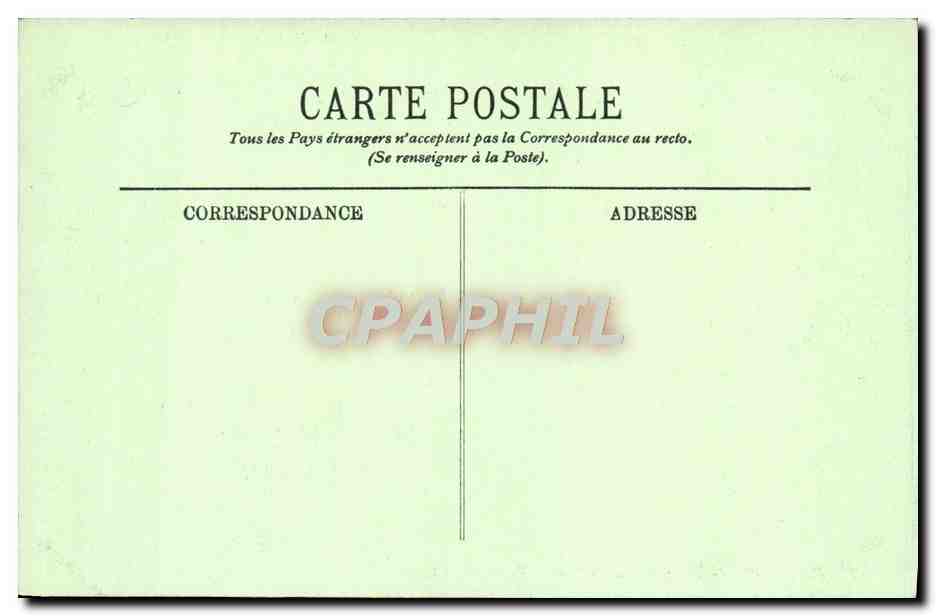CPA Paris Perspective De La Rue De Rivoli — Rückseite