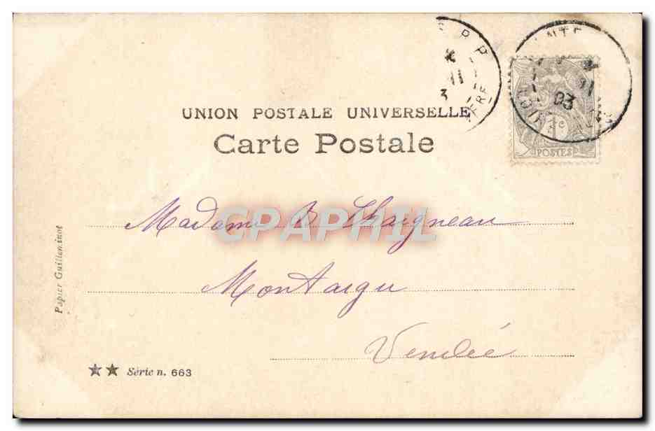 Amours Champêtres — scène de théâtre — Wailery, Paris, scène IX — Verso