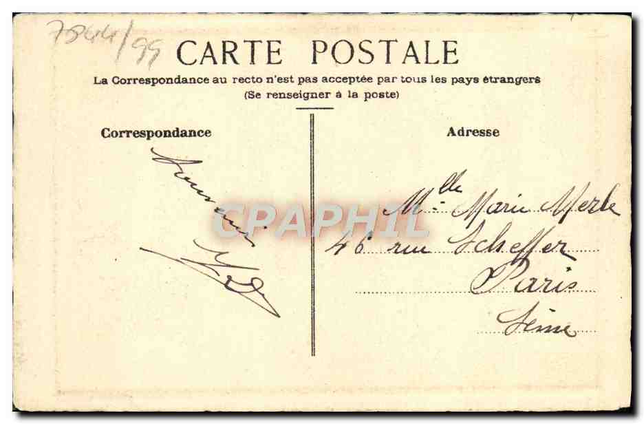 CPA L'antique Et Royale Cite De Moret En Gatinois — Verso