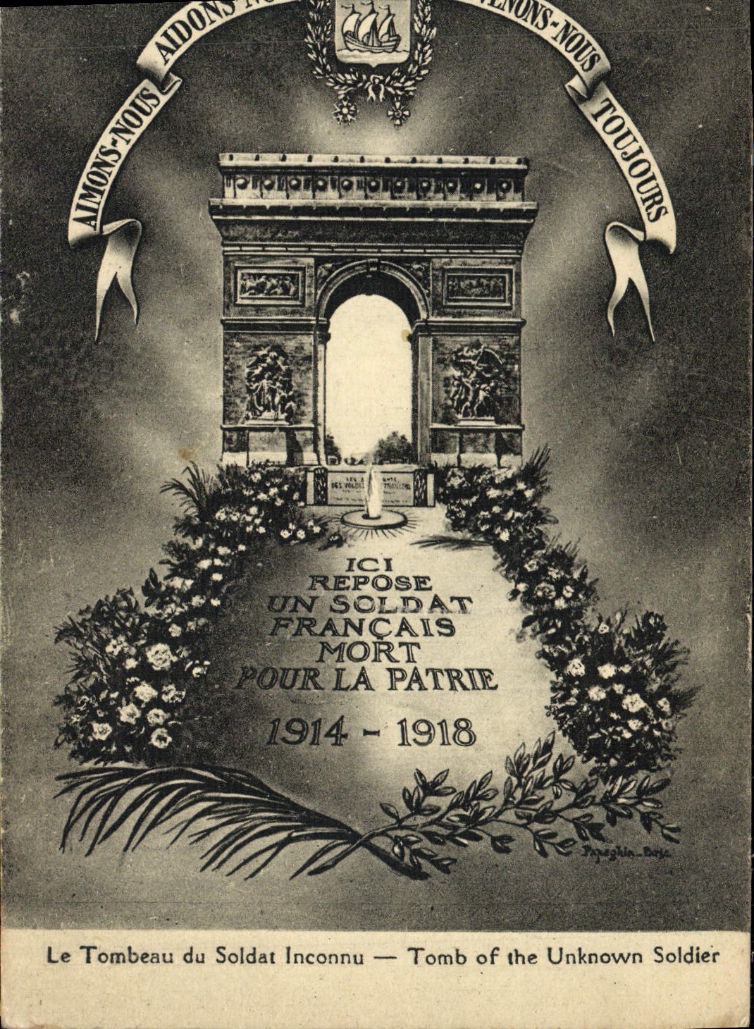 CPA Le Tombeau Du soldat Inconnu Paris 