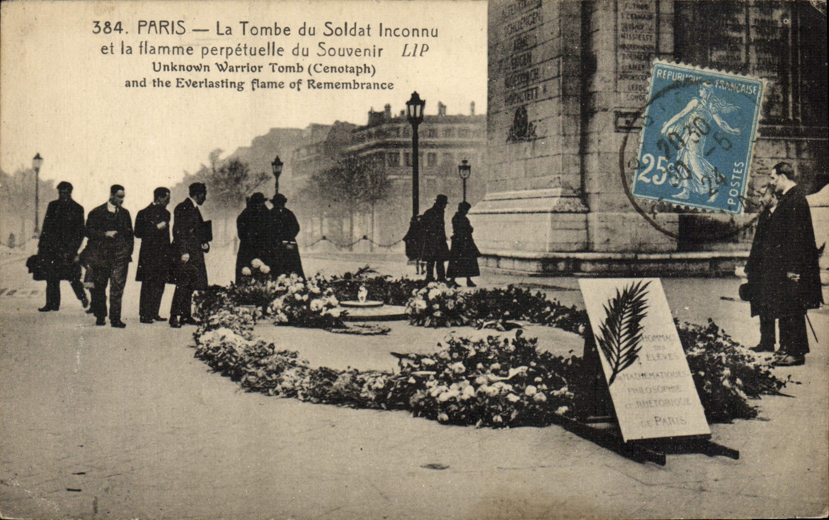 CPA Paris La Tombe Du Soldat Inconne Et La Flamme Perpetuelle Du Souvenir Militaria