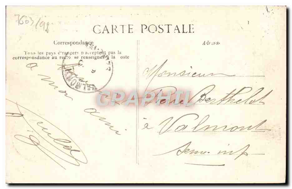 CPA Versailles Musee Des Voitures Au Grand Trianon Voiture Ayant Servi Au Sacre De Charles X — Verso