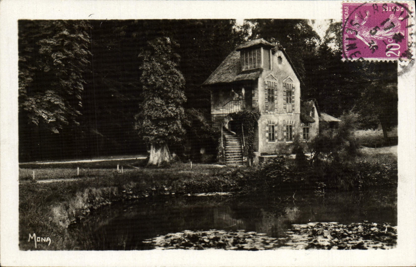 CPA Les Petits Tableaux De Versailles Hameau Du Petit Trianon Le Moulin De La reine
