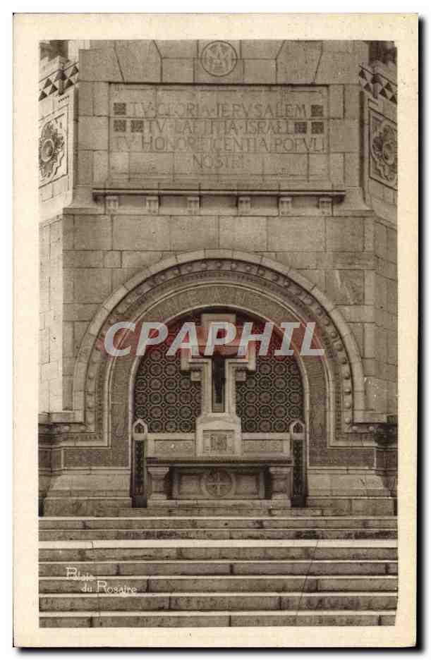 CPA Lourdes Autel Du Monument Interallie Militaria