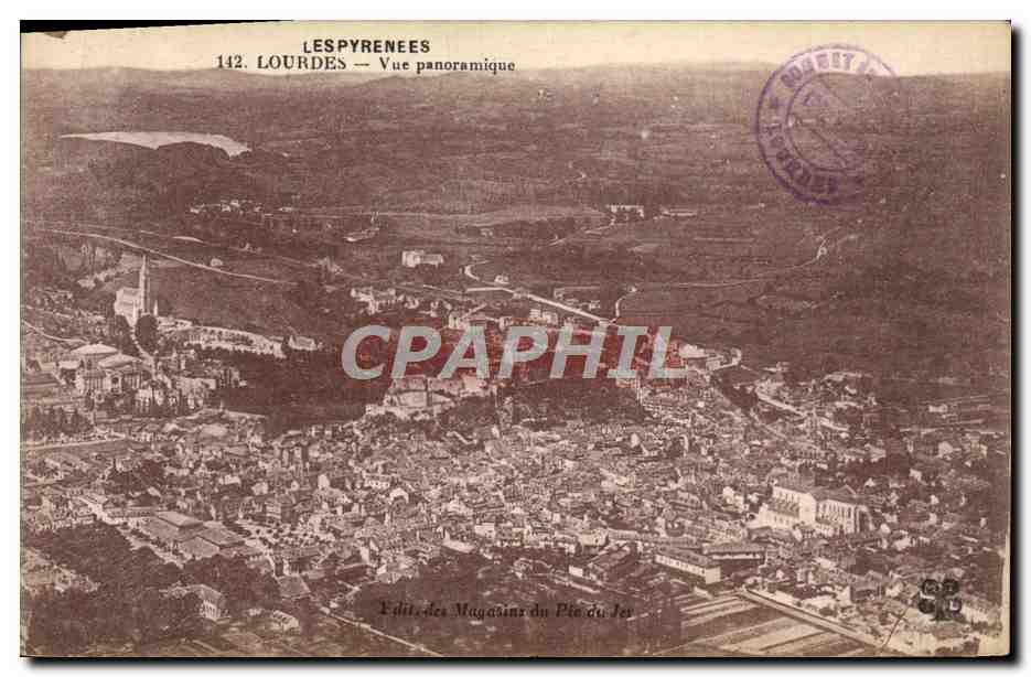 CPA Lourdes Vue Panoramique