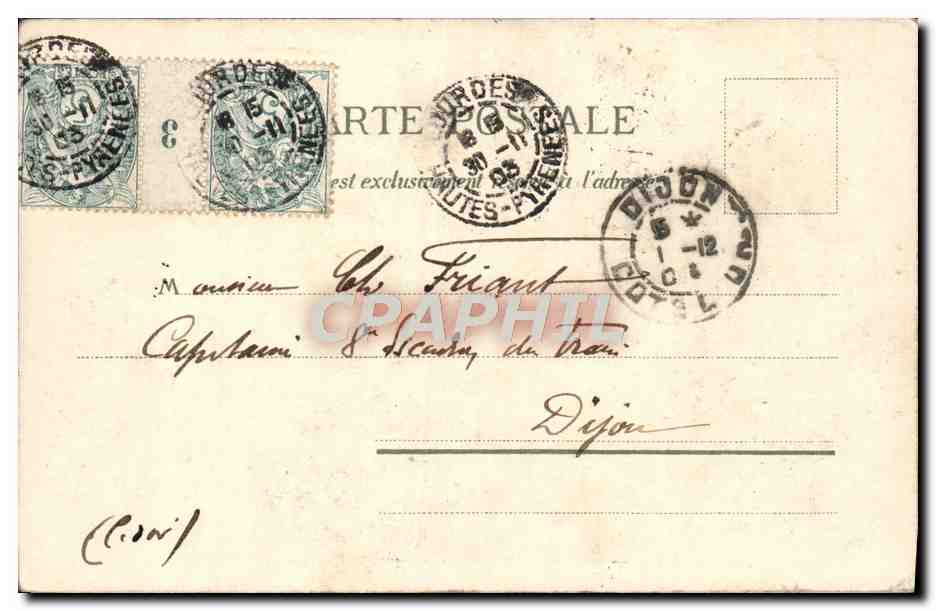 CPA Lourdes Le Calvaire Breton — Verso