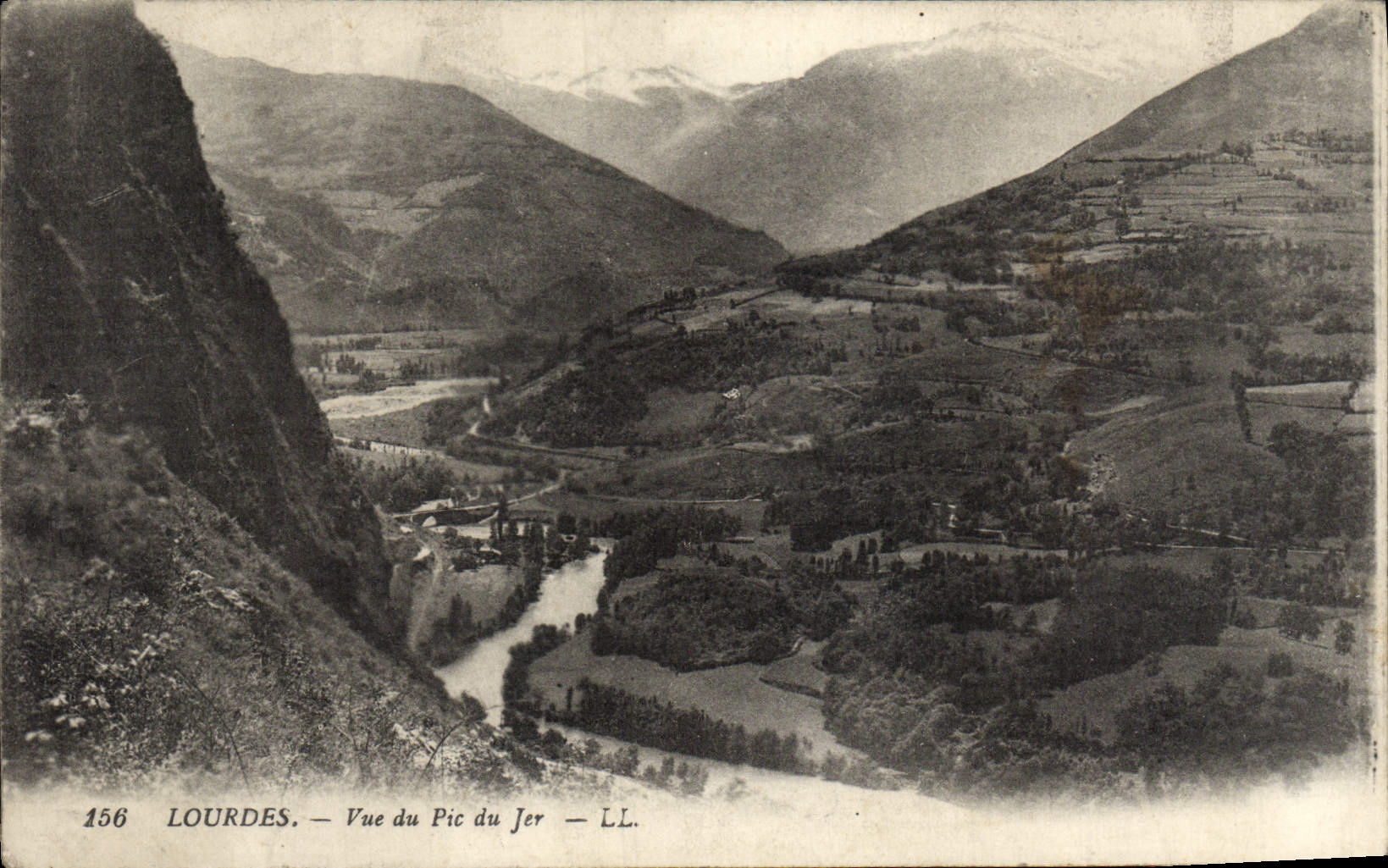 CPA Lourdes Vue Du Pic Du Jer