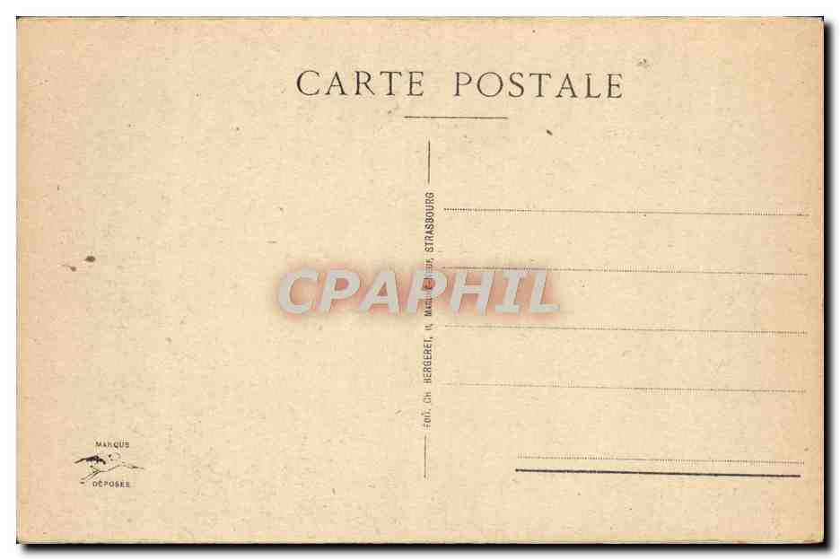 CPA Strasbourg Maison Kammerzell — Verso