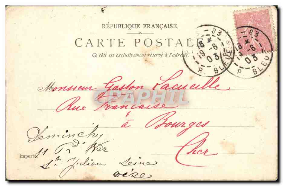 CPA Versailles Grandes eaux Bassin de l'obelisque ou des cent tuyaux — Verso