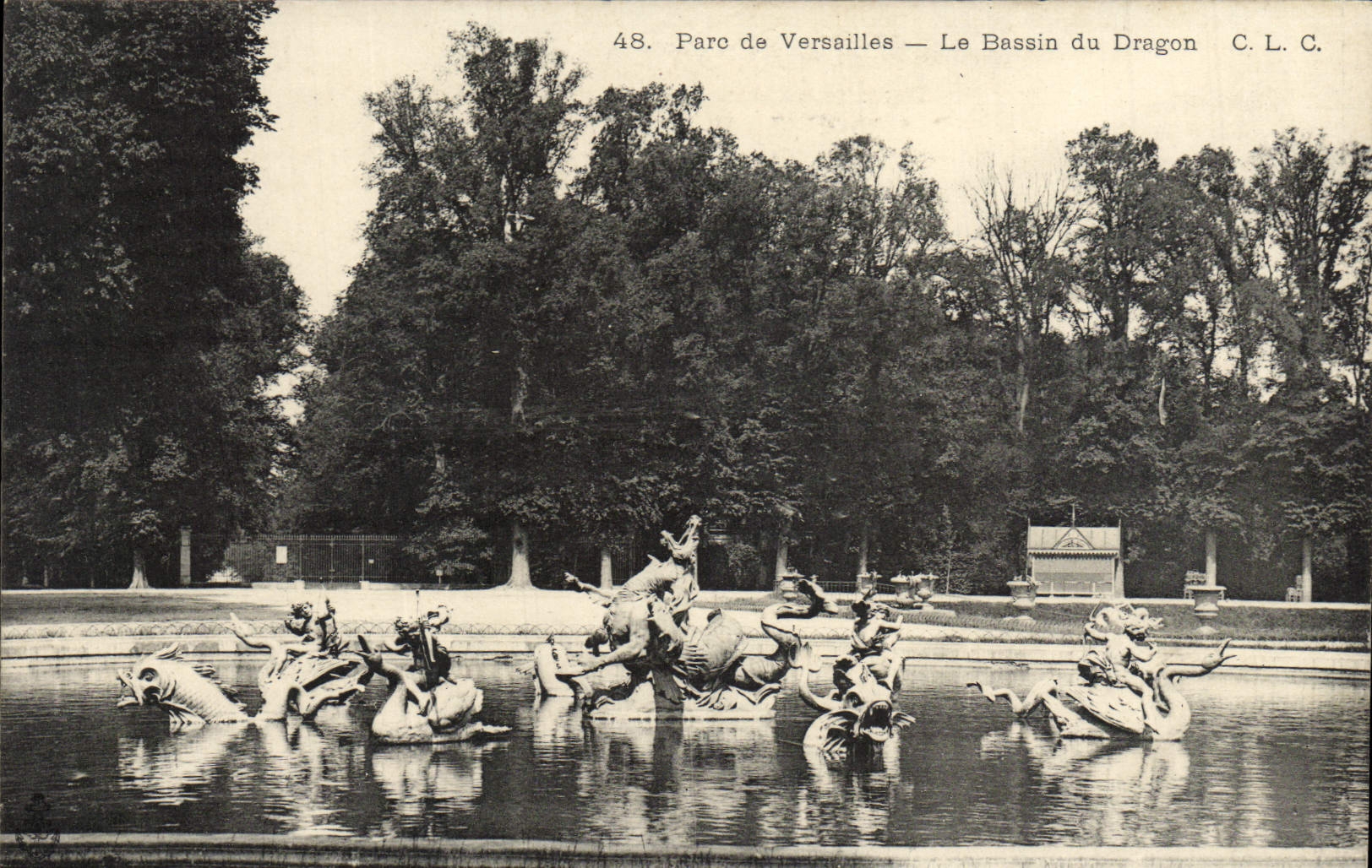 CPA Parc de Versailles Le Bassin De Dragon