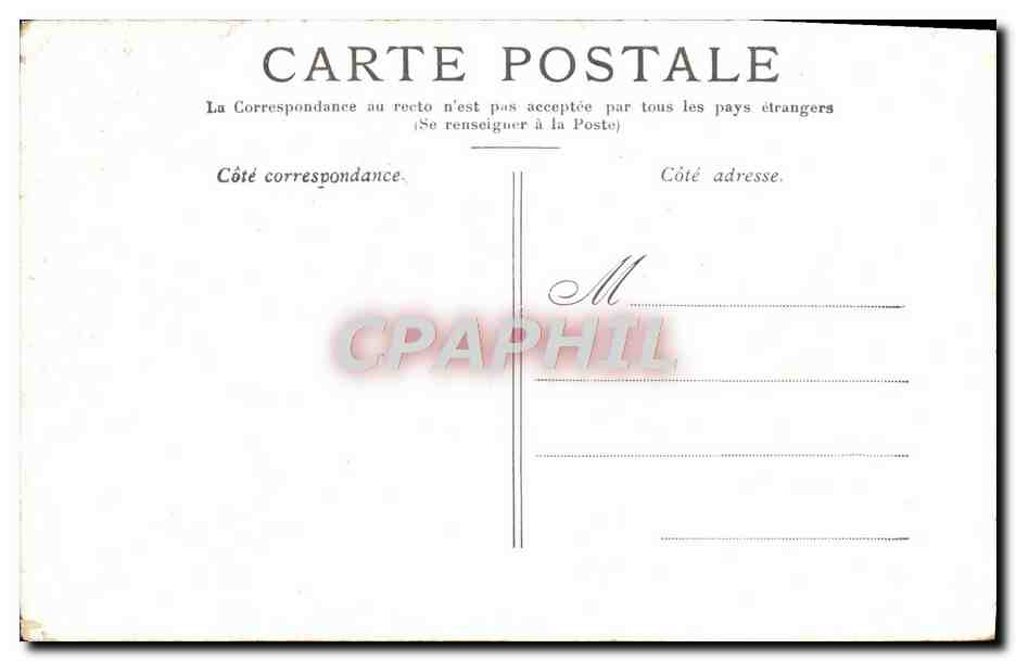 CPA Paris Le Pantheon — Verso