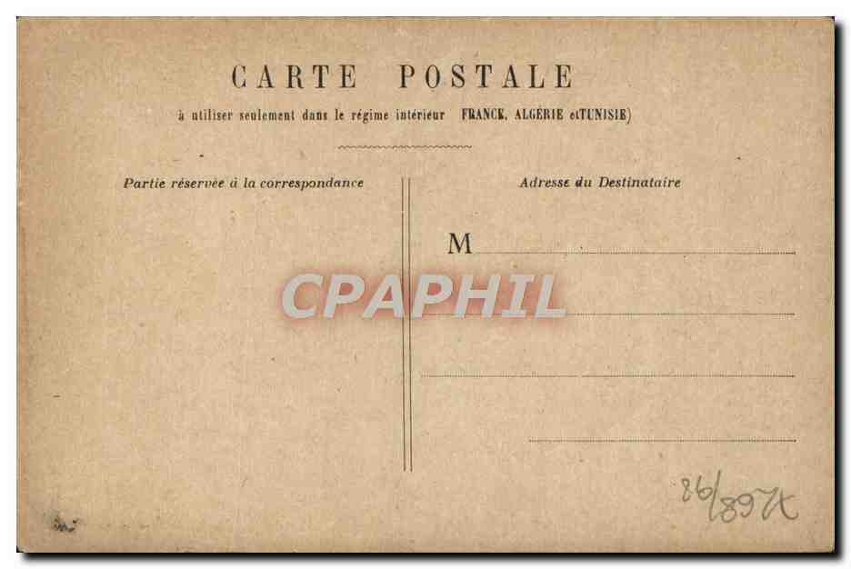CPA Paris Palais de la Legion d'Honneur — Rückseite