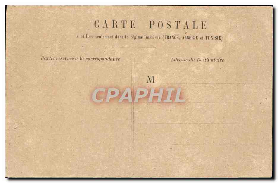 CPA Paris Palais de la Legion d'Honneur — Rückseite