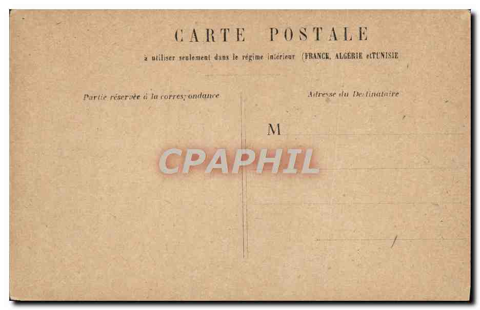 CPA Paris Palais de la Legion d'Honneur — Rückseite