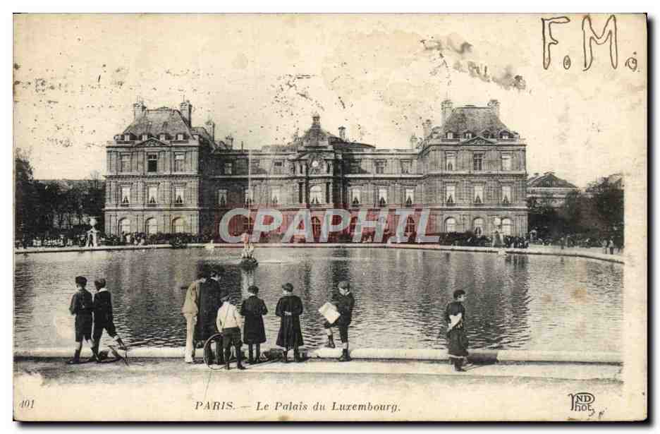 CPA Paris Palais du Luxembourg Enfants