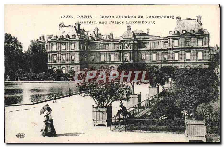 CPA Paris Jardin et Palais du Luxembourg