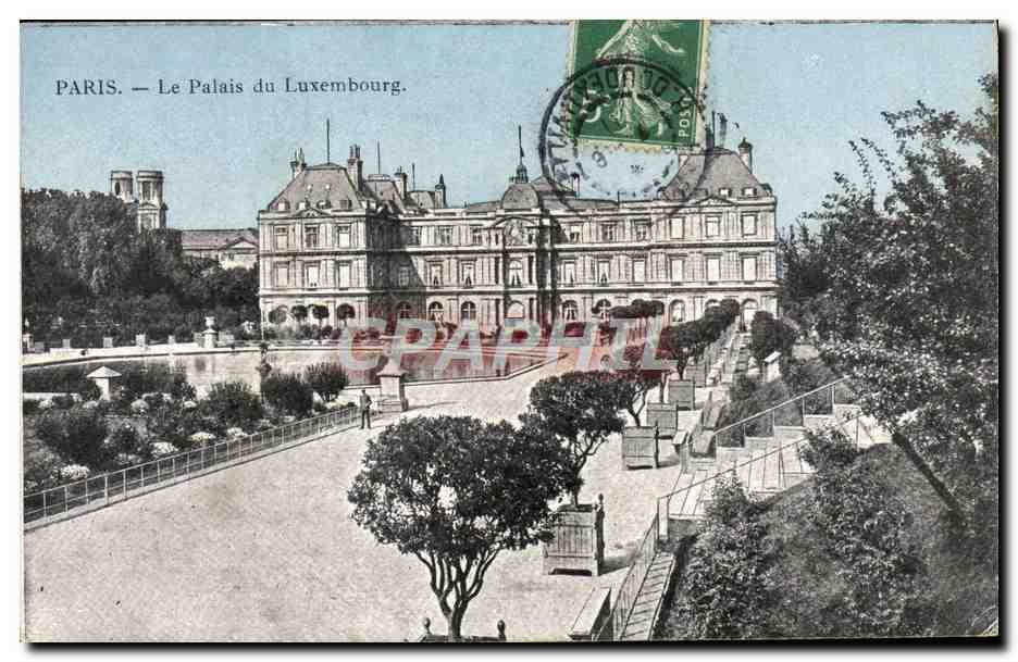 CPA Paris Le Palais du Luxembourg