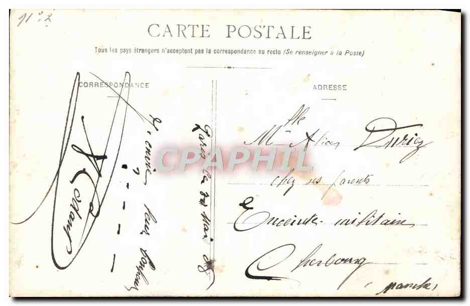 Paul et Virginie, Dans les bois. — A&S 603 — Éditeur A&S — Verso