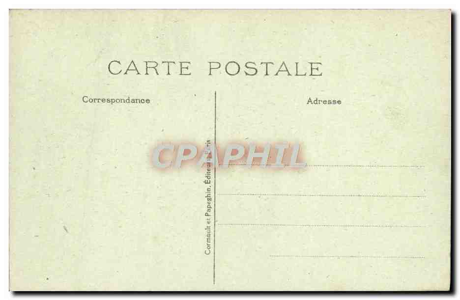 CPA Palais de Versailles La Galerie des Glaces  — Verso